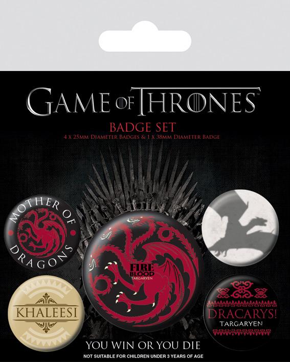 Spille - Badge - Game Of Thrones - Fire And Blood