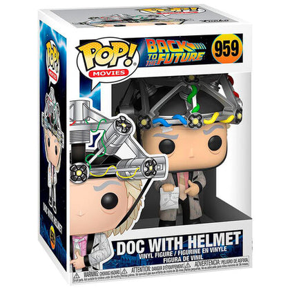 FUNKO POP - BACK TO THE FUTURE - (959) DOC BROWN W/Helmet 9cm