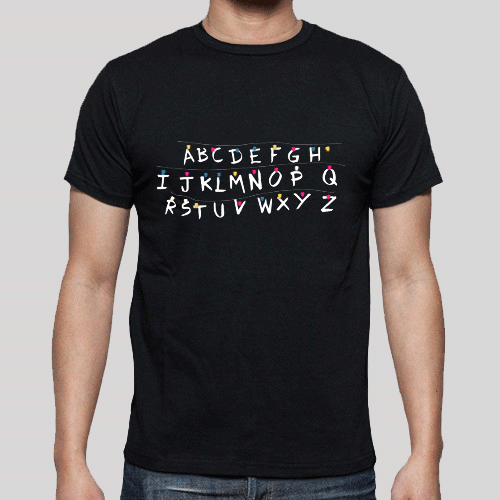 T-Shirt - Stranger Things - Lettere